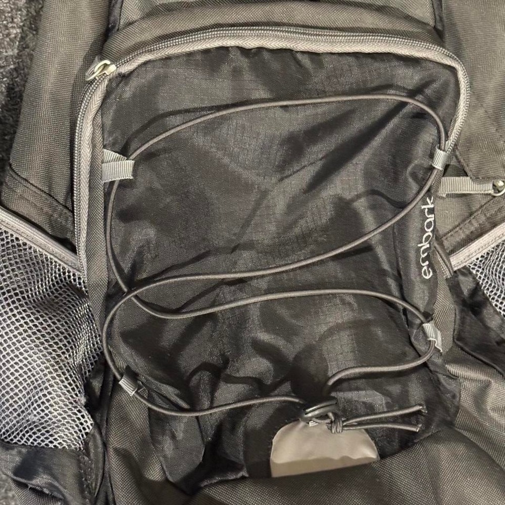 Embark Black Rolling Backpack Telescoping Handle … - image 2